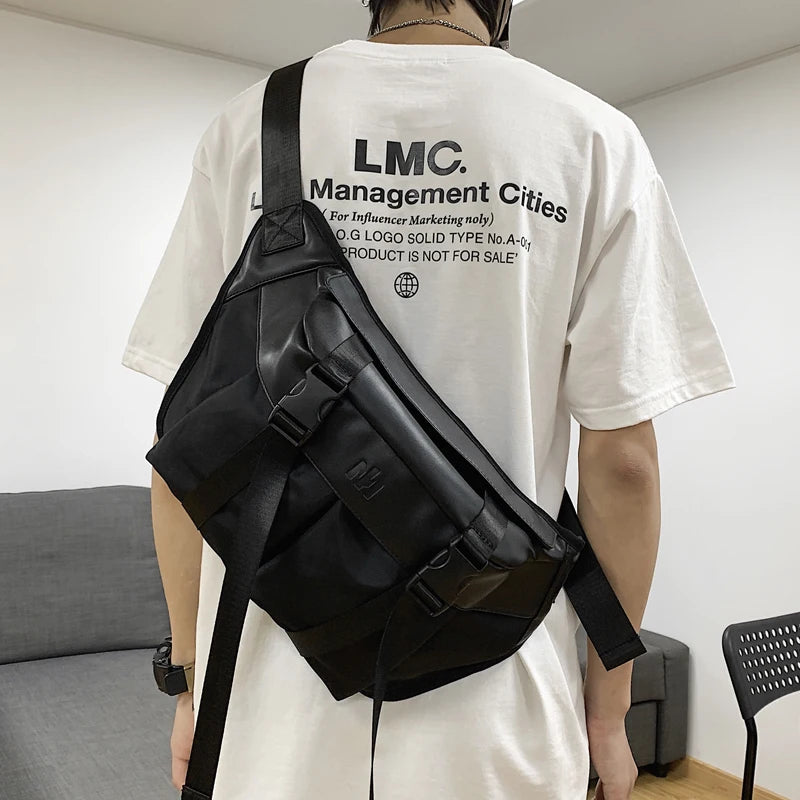 Waterproof Urban Sling Bag - Street Style & Durable