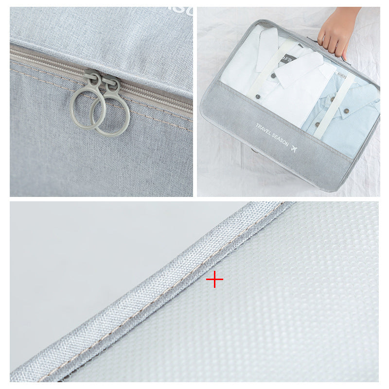 8-Piece Travel Luggage Organizer Set – Compression Packing Cubes for Suitcases