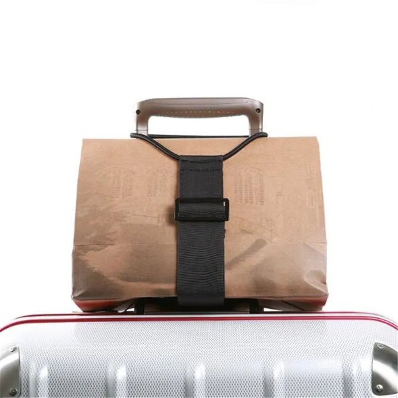 Adjustable Luggage Strap – Travel Bag Holder for Suitcase Handles