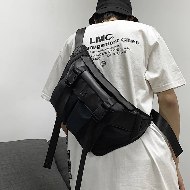 Waterproof Urban Sling Bag - Street Style & Durable