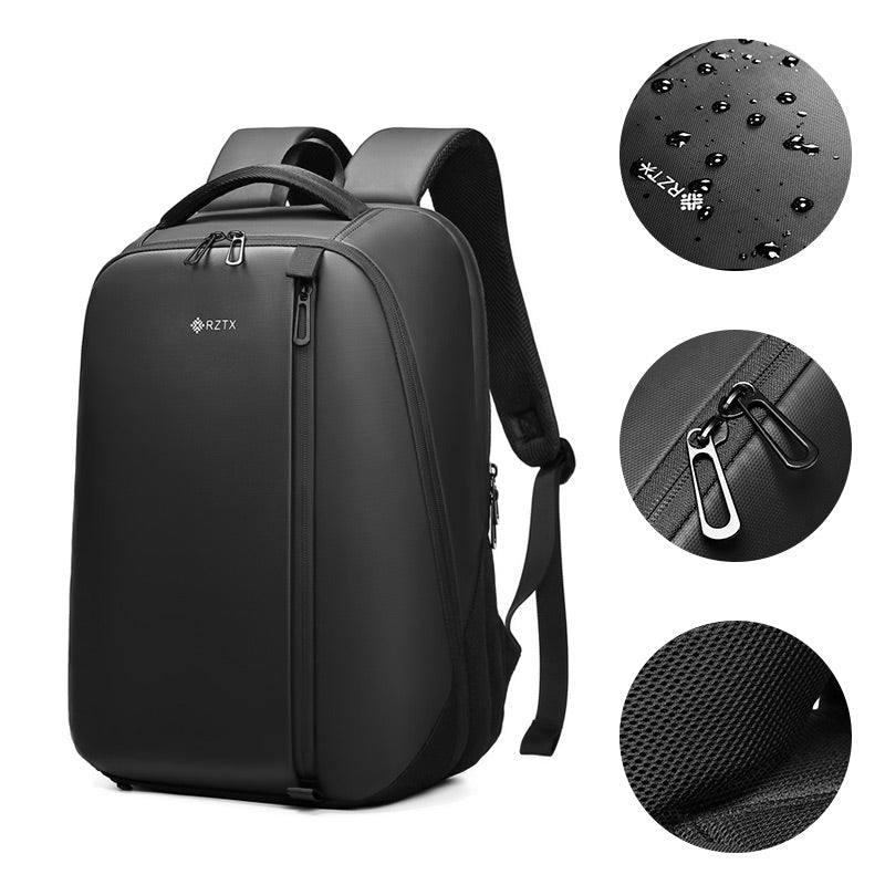 RZTX Waterproof Laptop Backpack with USB Charging - 20-35L Business Travel Bag